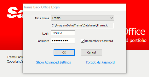 Trams Back Office | Help Files - The Manual is in the Helpfiles
